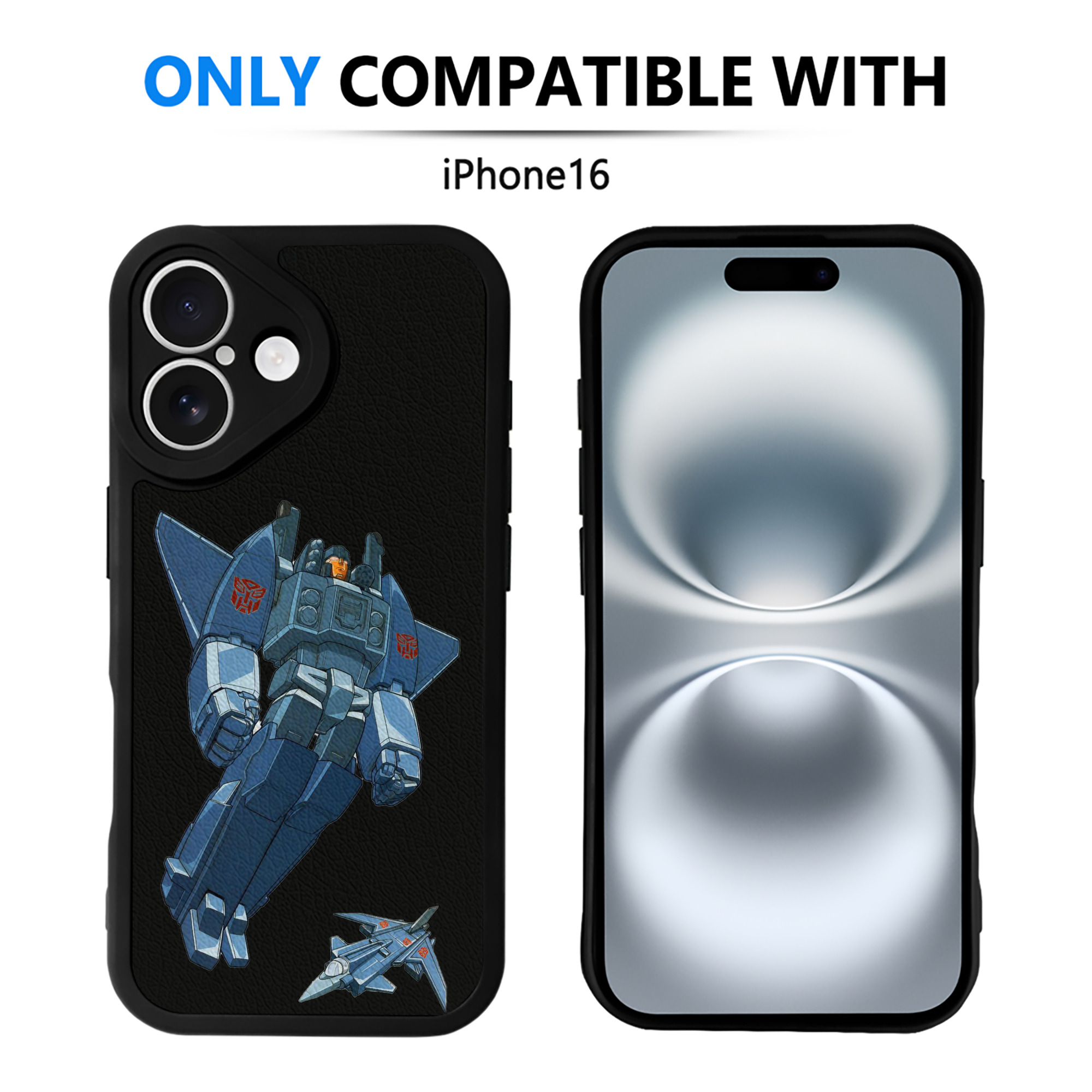 （画像用）  【iPhone 16シリーズ対応】シリコンスマホケース（レザー調） 材質：シリコン